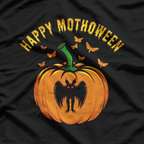 Funny Mothman Pumpkin Halloween Cryptid Monster T-Shirt