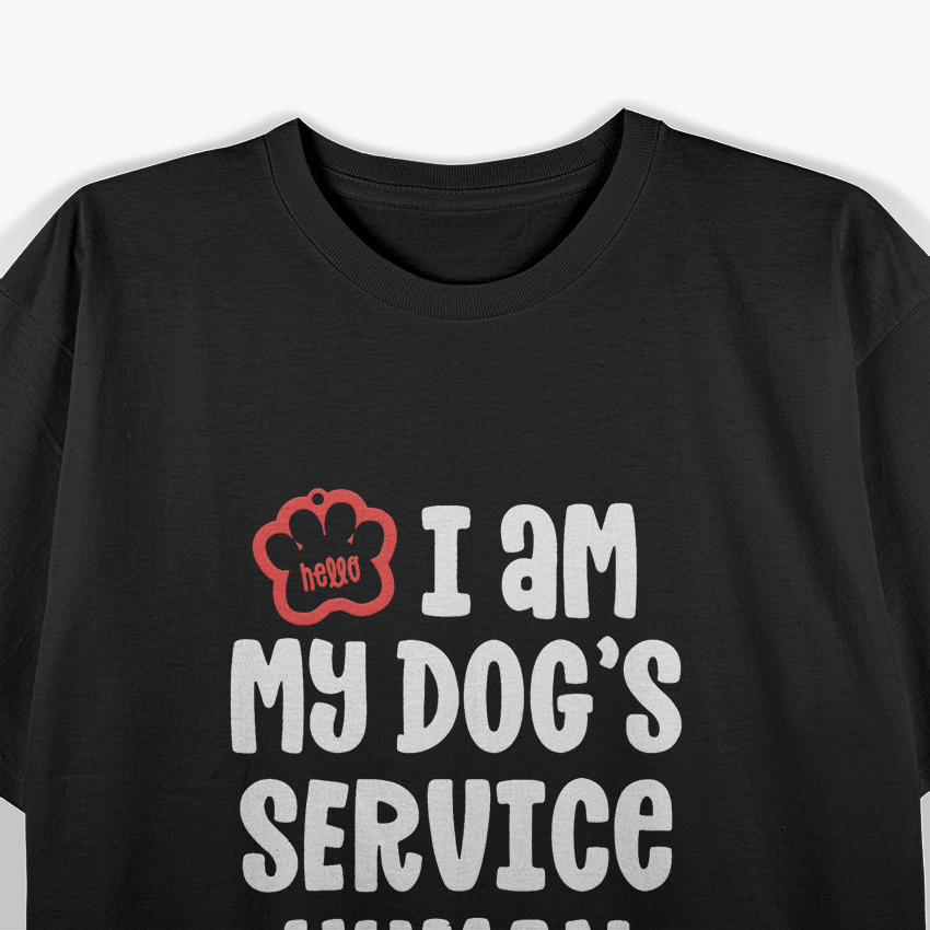 Funny Service Dog: Working Like a Good Boi T-Shirt