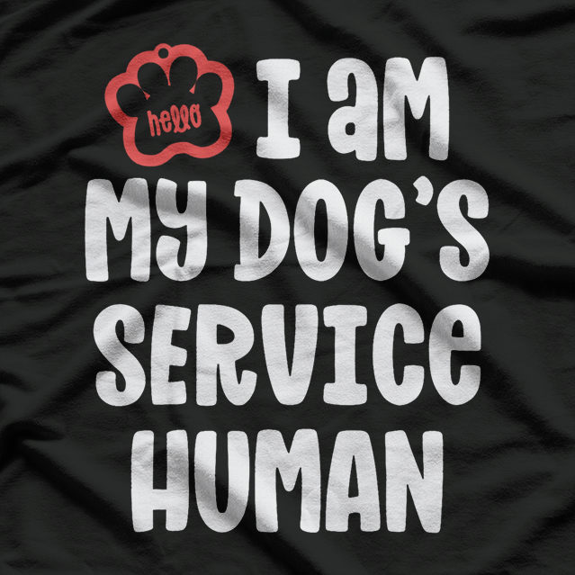 Funny Service Dog: Working Like a Good Boi T-Shirt