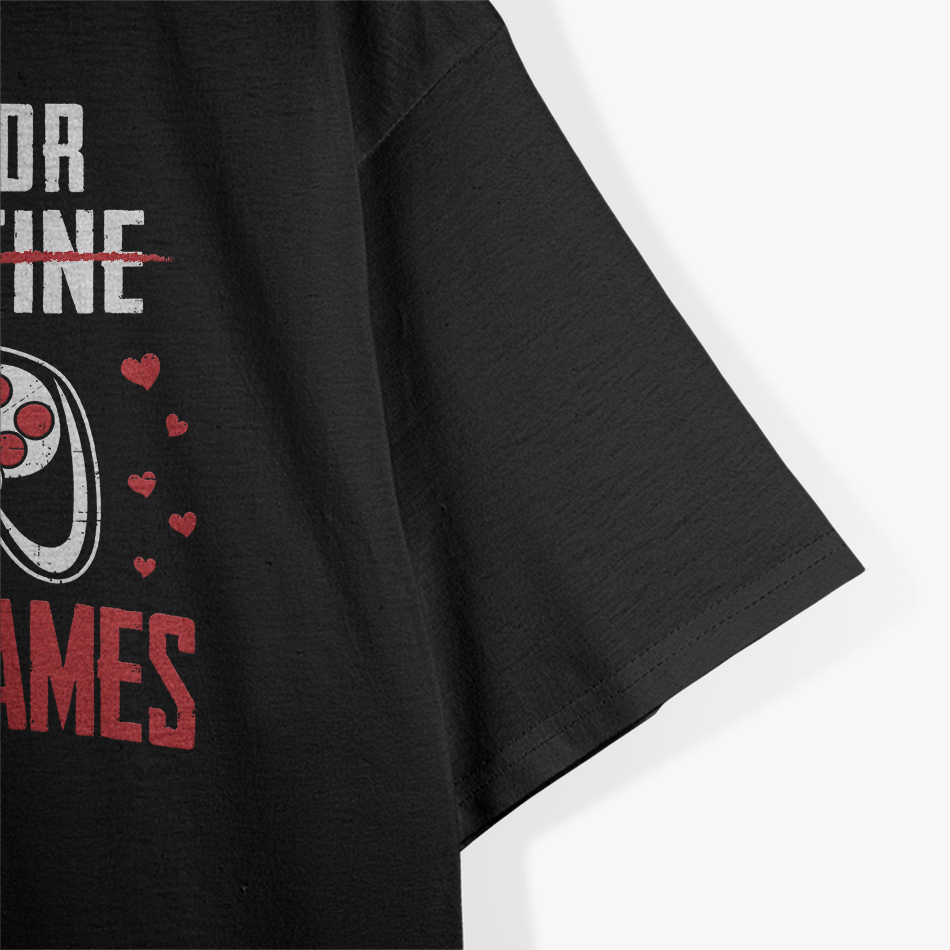 Funny Gamer Valentine’s Day – V for Video Games Gift T-Shirt