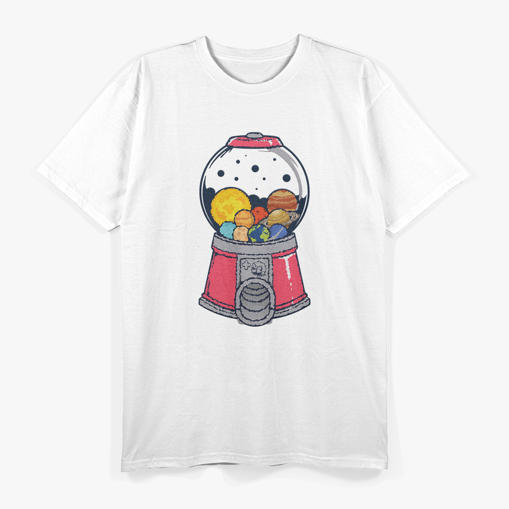 Candy Planet Machine Sweet Universe Fantasy Space Lover T-Shirt
