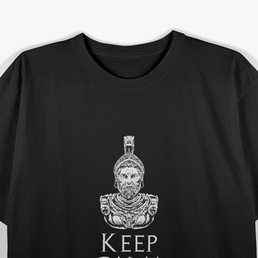 Hannibal Barca Keep Calm and Conquer Rome History Fan T-Shirt
