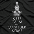 Hannibal Barca Keep Calm and Conquer Rome History Fan T-Shirt