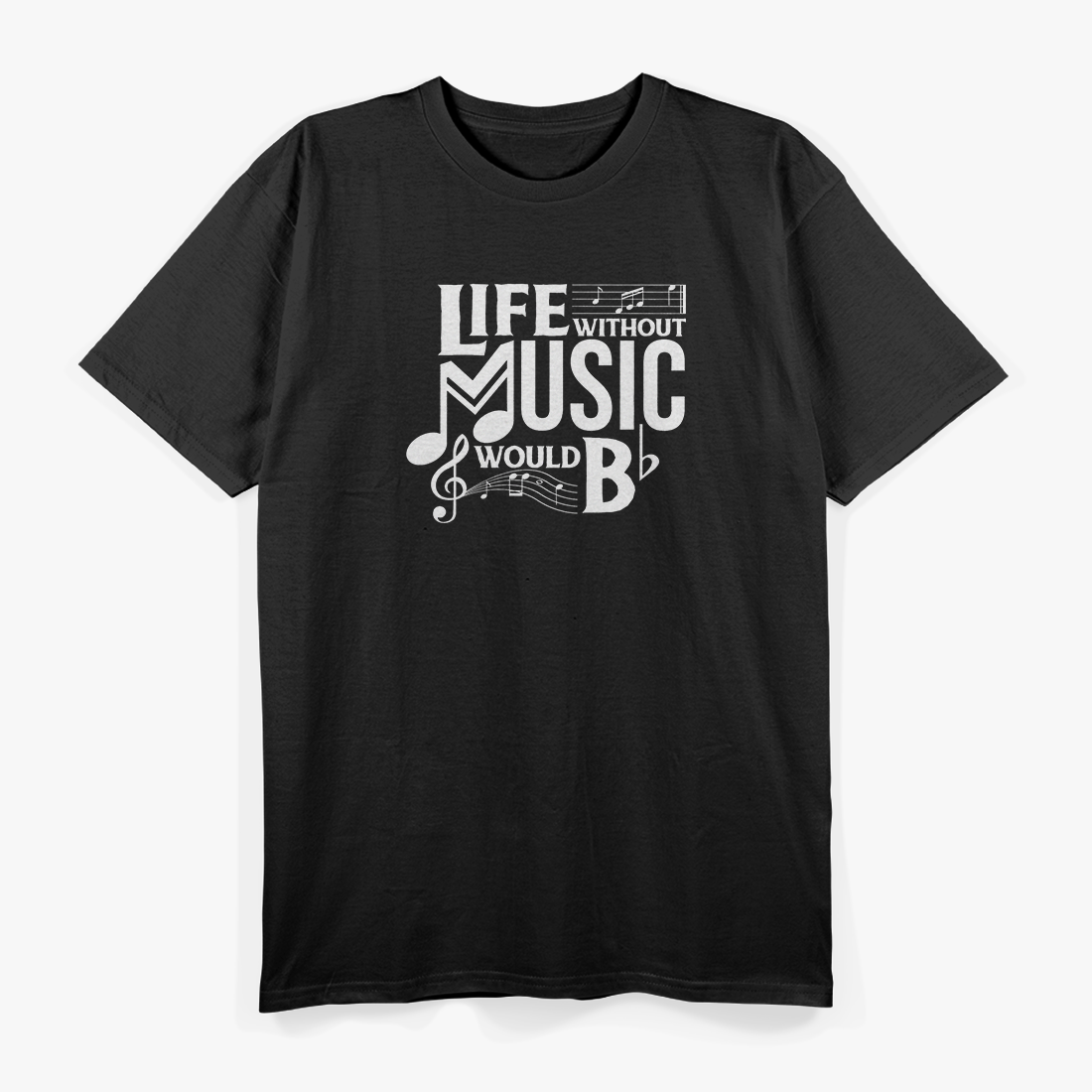 Life Without Music Would Be Boring: Melody Lover’s T-Shirt