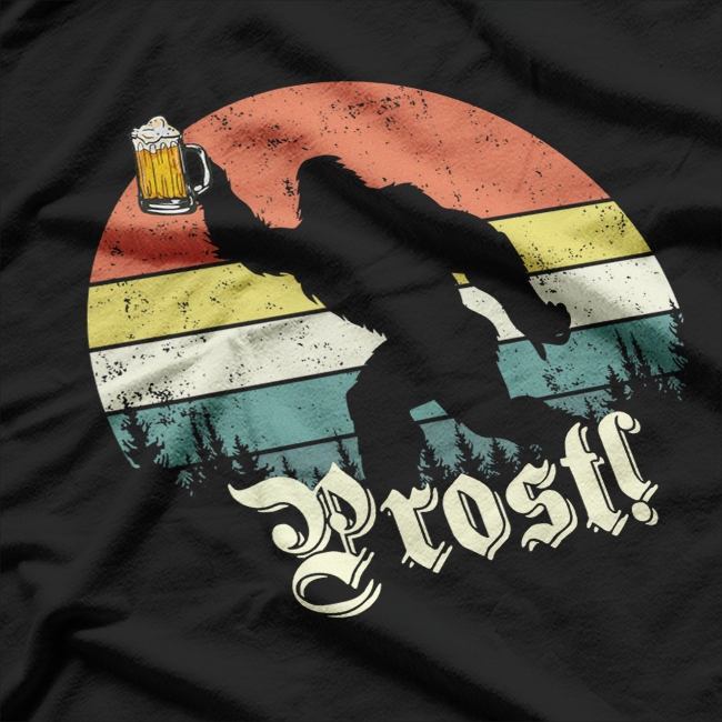 Prost! Bigfoot Raising a Toast T-Shirt