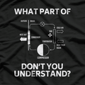 What Part Don’t You Understand Funny HVAC Tech Mechanic Humor T-Shirt