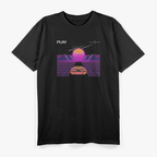 Cyberpunk Outrun: Synthwave Car Aesthetic T-Shirt