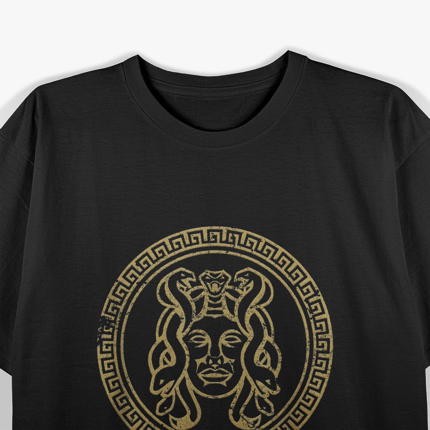 Medusa Head Ancient Statue T-Shirt