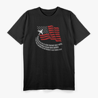 Phonetic Alphabet American Pilot Aviation Enthusiast USA Flag T-Shirt