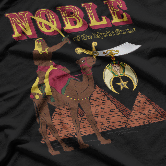 Shriners Noble of the Mystic Shrine Masonic Brotherhood Freemason T-Shirt
