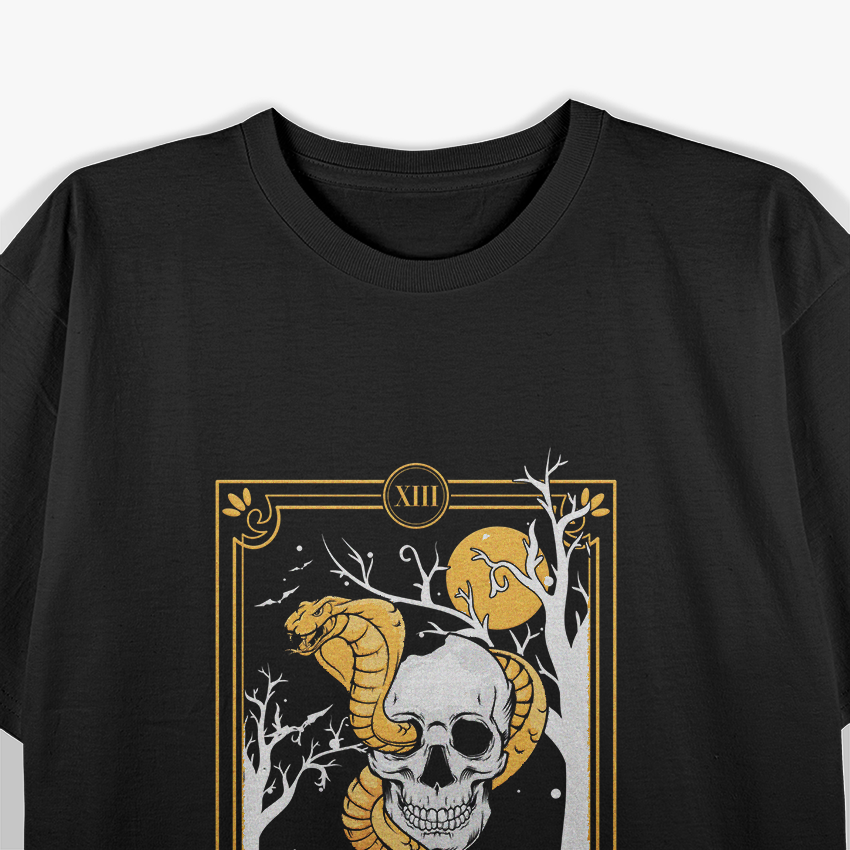 The Death Card: Vintage Tarot, Magic & Occult T-Shirt