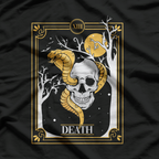 The Death Card: Vintage Tarot, Magic & Occult T-Shirt