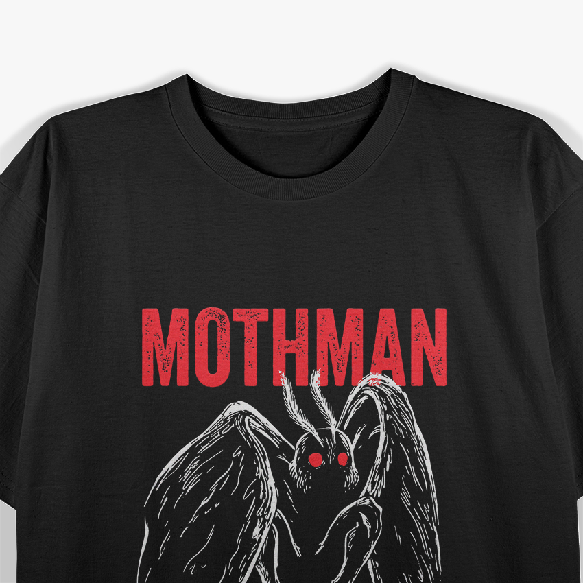 Vintage Moth Mothman Cryptid Creature Retro Paranormal T-Shirt