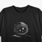 View of Astronaut Floating in Space Cosmic Galaxy Sci-Fi T-Shirt