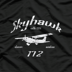 Airplane Skyhawk Vintage Aviation Private Pilot T-Shirt