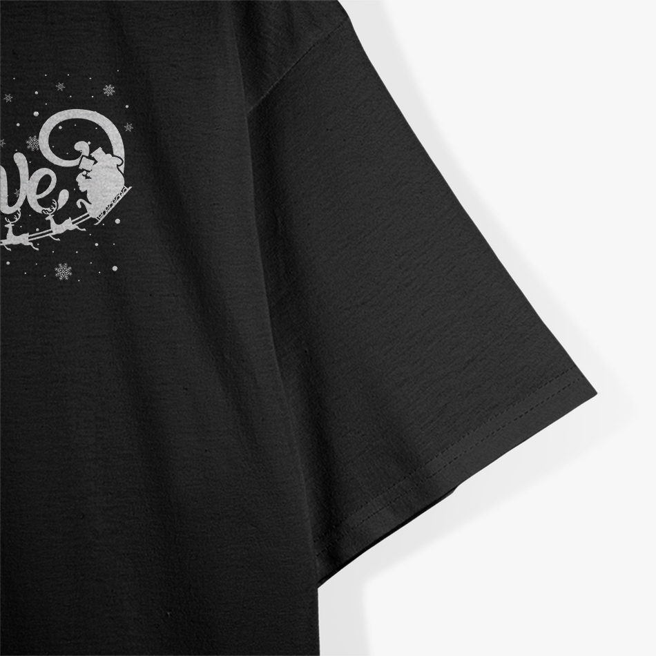 Sleigher Hail Santa Dark Holiday Metal Parody T-Shirt
