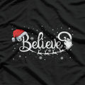 Sleigher Hail Santa Dark Holiday Metal Parody T-Shirt
