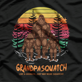 Grandpa Squatch – Like a Grandpa, Just Way More Squatchy Retro T-Shirt