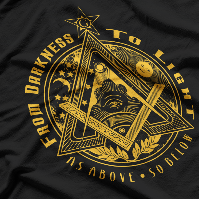 Great Masonic Presidents: Honoring Leadership T-Shirt