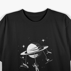 Saturn Carousels Whimsical Space and Astronomy Fantasy Art T-Shirt