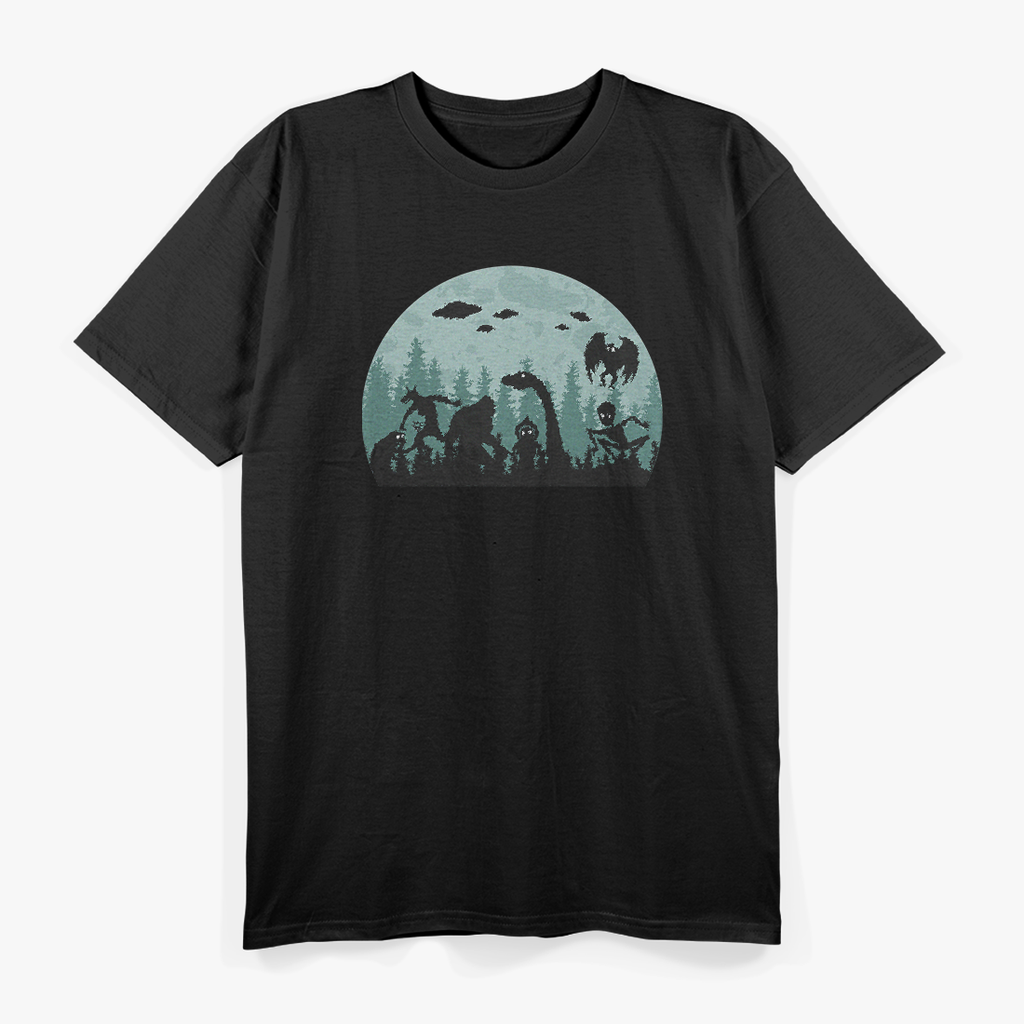 Legendary Cryptids: Bigfoot, UFOs, Loch Ness, Mothman & Aliens T-Shirt