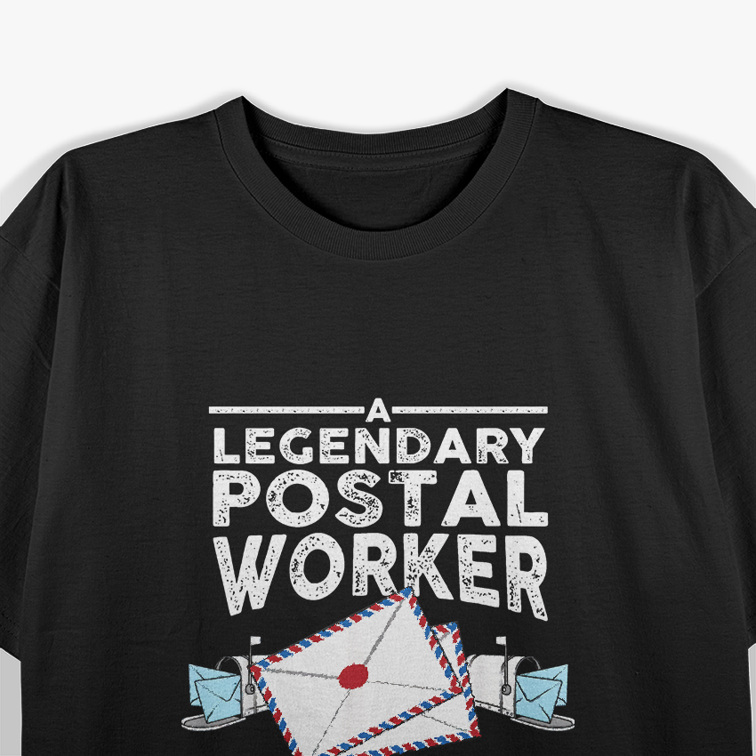 Postal Worker Funny Mail Carrier Gift for Men Women Post Office T-Shirt