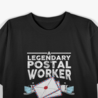 Postal Worker Funny Mail Carrier Gift for Men Women Post Office T-Shirt