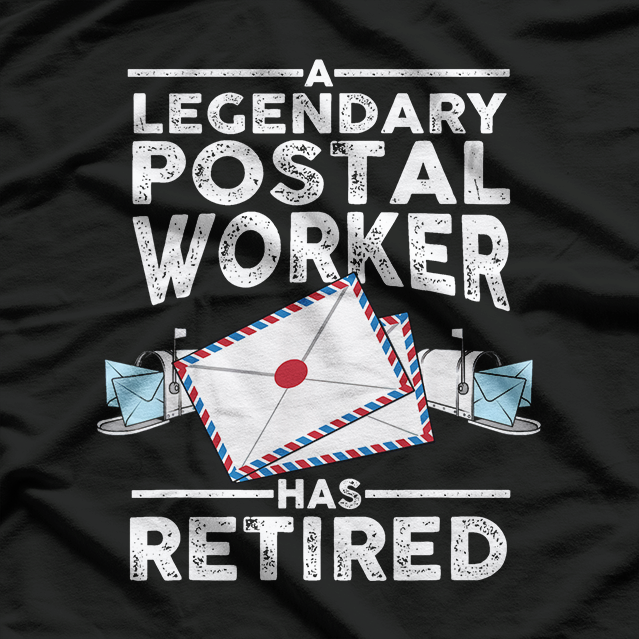 Postal Worker Funny Mail Carrier Gift for Men Women Post Office T-Shirt