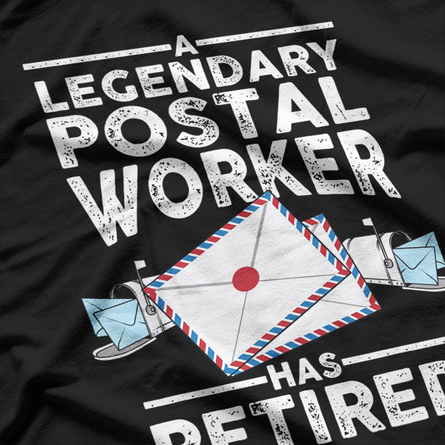 Postal Worker Funny Mail Carrier Gift for Men Women Post Office T-Shirt