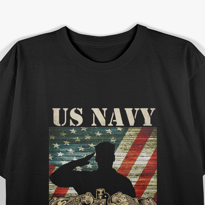 U.S. Submarines Silent Service Military Veteran Navy T-Shirt