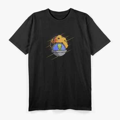 Alien and Mars Space UFO Extraterrestrial Sci-Fi Graphic T-Shirt