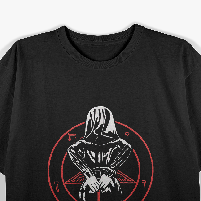 Bad Nun Sexy Dark Gothic Rebel Aesthetic Punk Alt Edgy Devilish T-Shirt