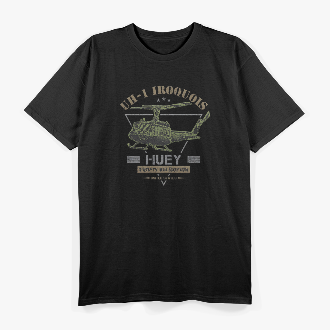 UH-1 Iroquois Huey: Iconic Military Helicopter T-Shirt