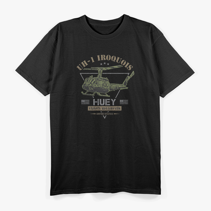 UH-1 Iroquois Huey: Iconic Military Helicopter T-Shirt