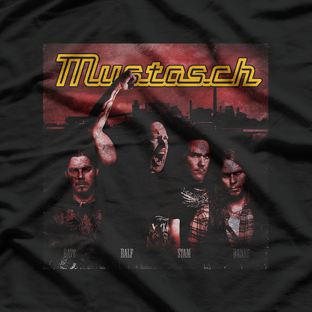 Mustasch Swedish Rock Heavy Metal Music T-Shirt