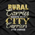 Rural Mail Carrier Postal Worker Proud Mailman T-Shirt