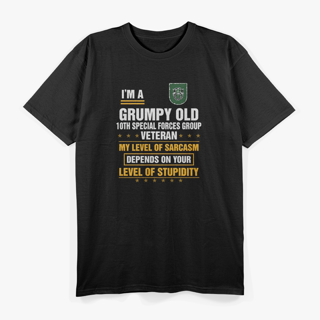 10th Special Forces Group Veteran: Elite Military Pride T-Shirt