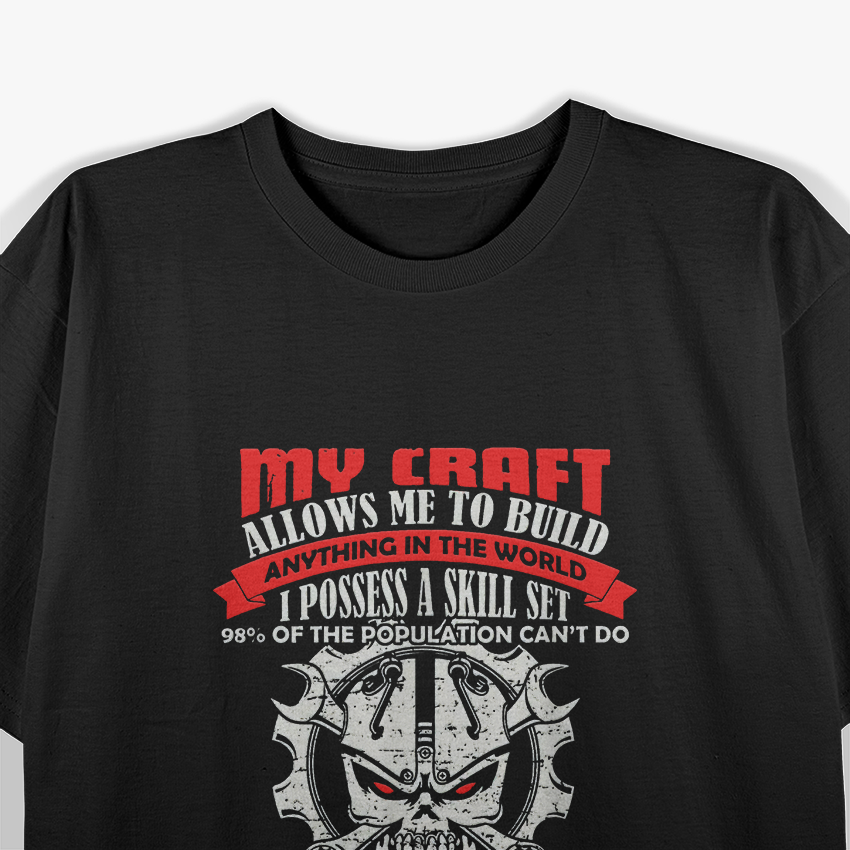 I'm 100% True Old School Machinist Metalworking Job T-Shirt