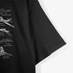 World’s Fastest Military Jet Fighters Aircraft Plane T-Shirt