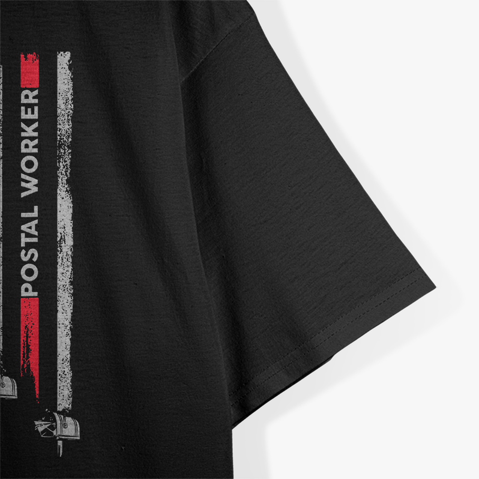 Postal Worker Vintage USA Flag American Mail Carrier Pride T-Shirt