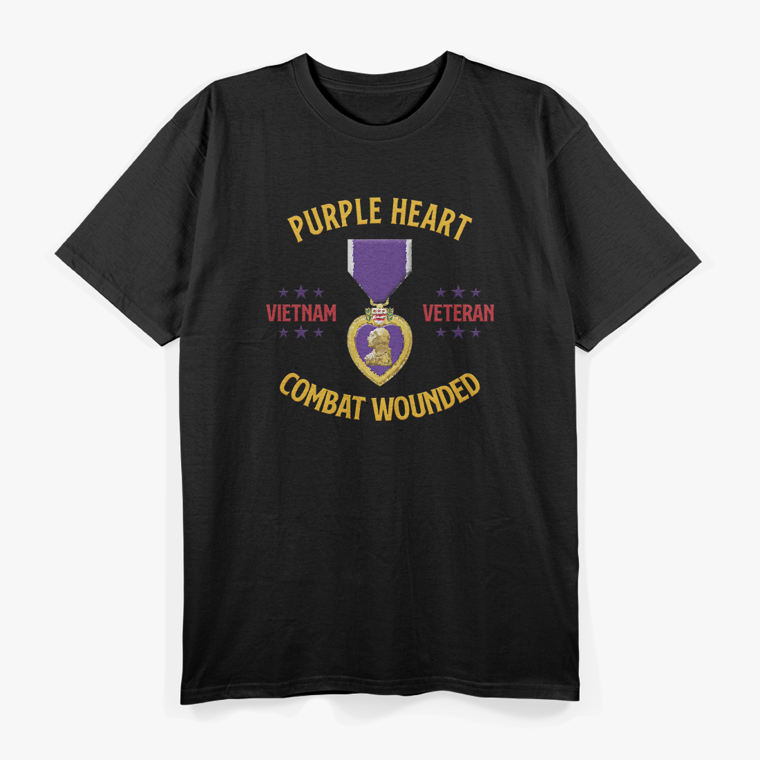 Purple Heart Vietnam Veteran: Honor & Sacrifice T-Shirt