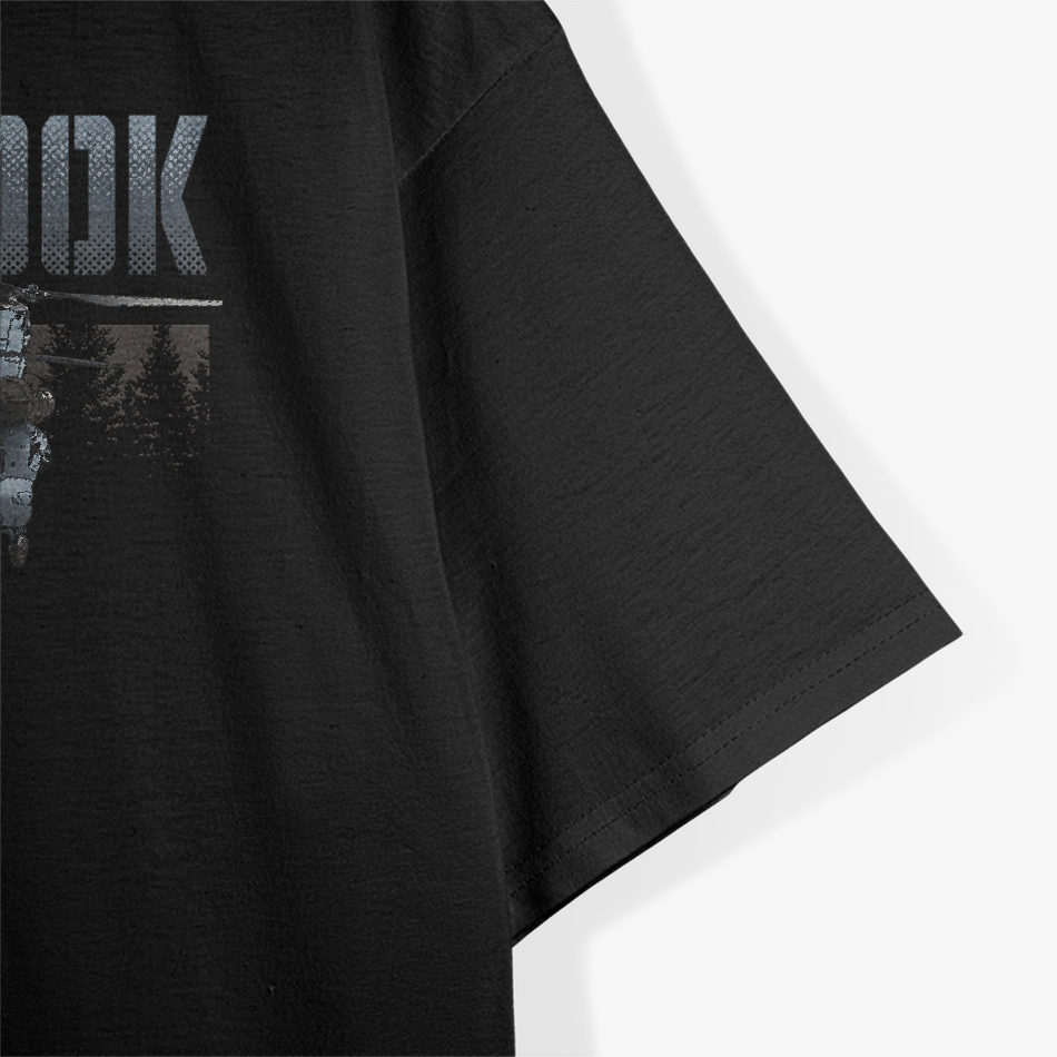 USA Military Warbird Chinook Helicopter Pilot Aviation T-Shirt