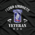 173rd Airborne Brigade Veteran: Sky Soldiers Pride T-Shirt