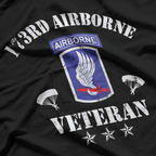 173rd Airborne Brigade Veteran: Sky Soldiers Pride T-Shirt
