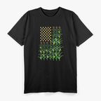Corn Farmer – American Flag Crop Farming Agriculture Pride T-Shirt