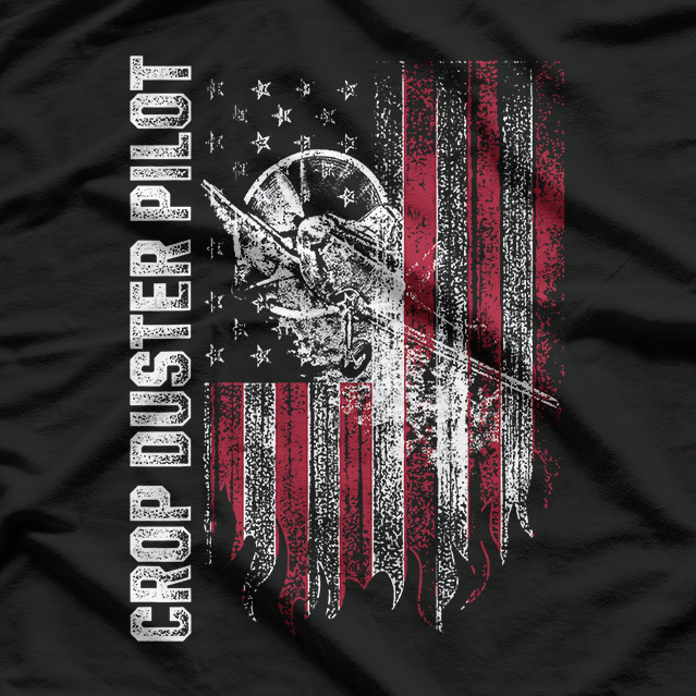 Crop Duster Pilot Challenge Funny Agricultural Aviation Humor T-Shirt