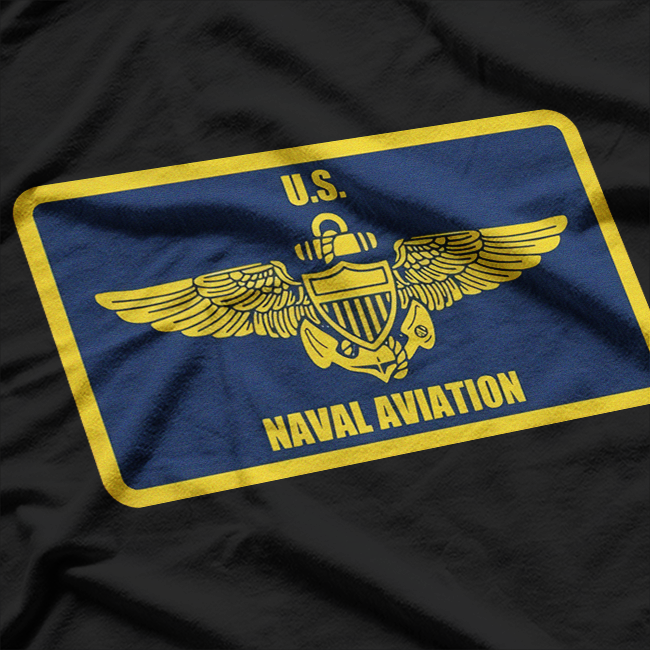US Naval Aviation: Classic Military Patch T-Shirt