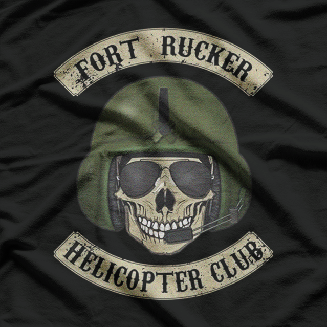 Fort Rucker Helicopter Club: Aviation Enthusiast T-Shirt