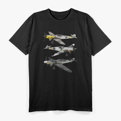 WW2 Fighter Messerschmitt BF109 Military Warplane History T-Shirt