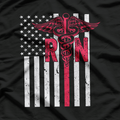 Registered Nurse RN – USA Flag Medical Healthcare Worker T-Shirt